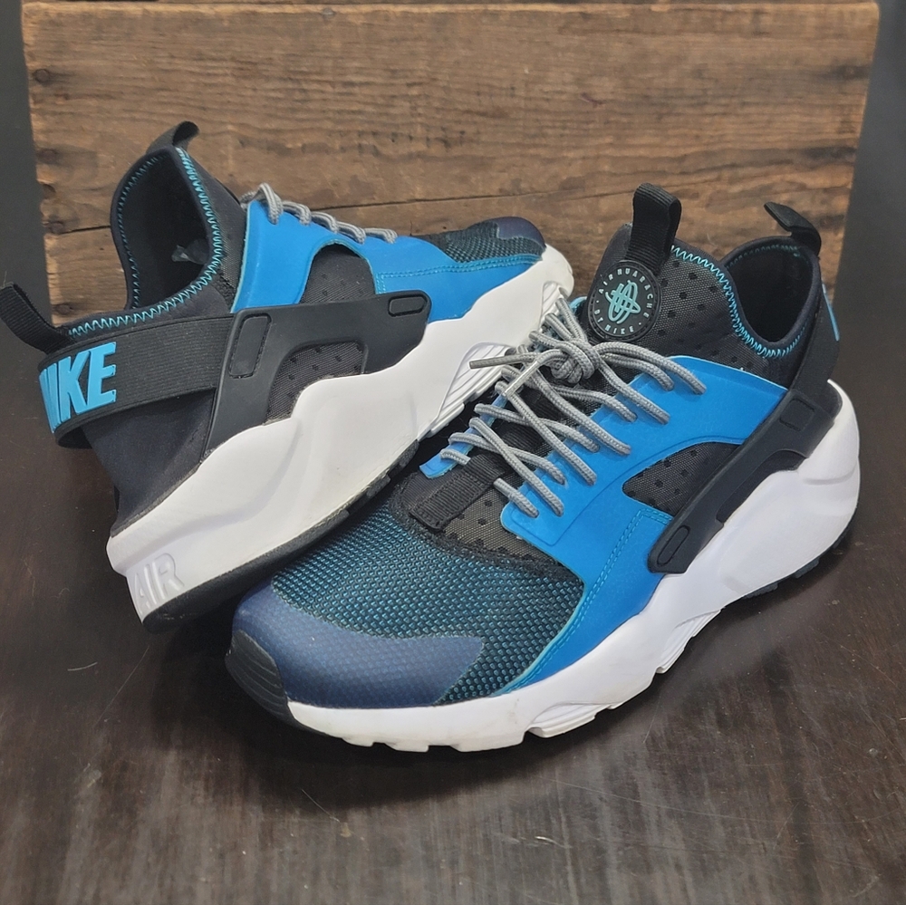 NIKE HAURACHE ULTRA " BLUE LAGOON" Mens 10.5 Like New Fast Shipper - Picture 2 of 13